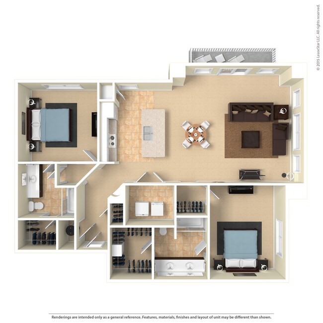 The Domain 1000 floor plan